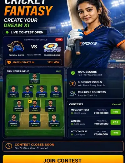 Wwwnn55bet (nn 55 bet) fantasy cricket & matchday visual 3